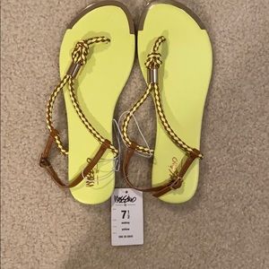 Mossimo Audrey braided sandals new w/tags size 7.5